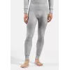 Odlo Active Warm X Pow BL Bottom calças de camada base térmicas compridas - cinzento prateado, tamanho L