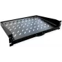 VALUE Gaveta deslizante 19 polegadas 1U, profundidade útil 450 mm, capacidade de carga 20 kg, Preto