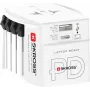 SKROSS MUV USB AC30PD Adaptador de viagem mundial com carregador USB, branco