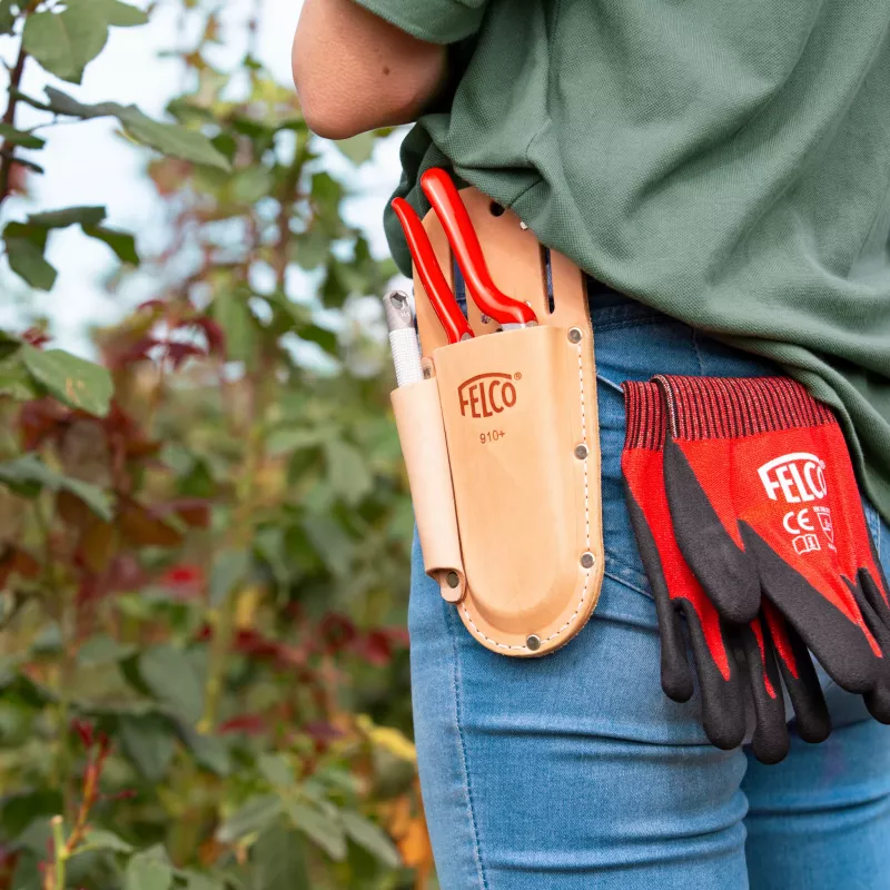 Bainha de couro FELCO 910+ para tesouras de jardim