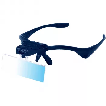Lupa de cabeça Discovery Crafts DGL 40 - 3 lentes intercambiáveis, iluminação LED, lupa de mão