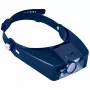 Lupa de cabeça Discovery Crafts DHD 20 com 6 lentes intercambiáveis, iluminação LED, preto/cinzento