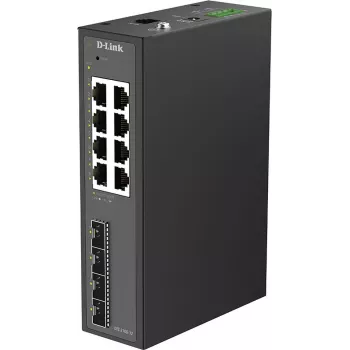 D-Link DIS-210G-12 Switch Industrial Smart Managed - 8 Portas Gigabit + 4 Slots SFP