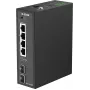 D-Link DIS-210G-06P Switch Industrial Smart Managed Gigabit PoE+, 4 Portas PoE+, 2 SFP, 120W