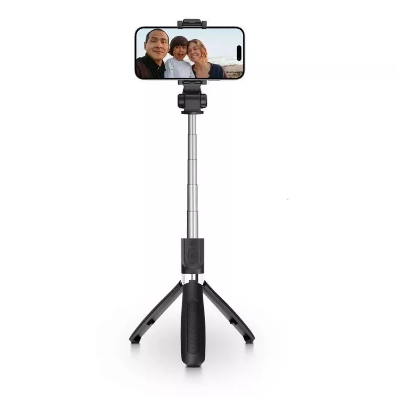 Tech-Protect L01S BT bastão de selfie com tripé preto