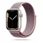 TECH-PROTECT Nylon pulseira Sport Loop para Apple Watch 4 / 5 / 6 / 7 / 8 / SE (38 / 40 / 41 mm) pink sand