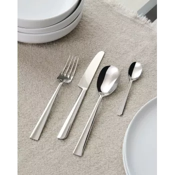 Alessi Asta Conjunto de Talheres 24 Peças Prateado (AM242S24)