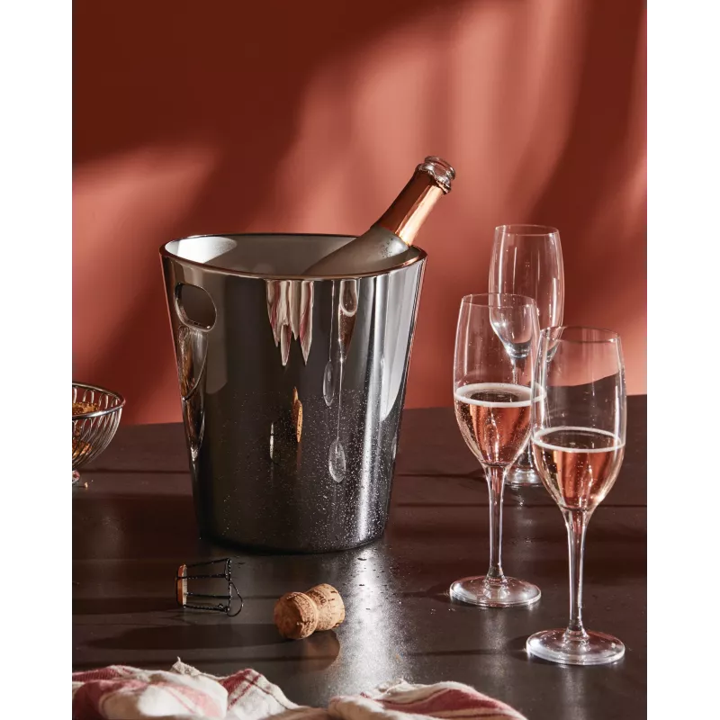 Balde de gelo para vinho Alessi Bolly Polished JM21