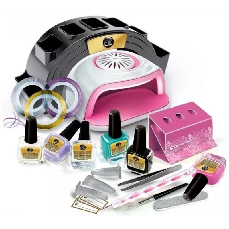 Clementoni Crazy Chic Kit Salão de Nail Art - 50852