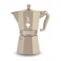 Bialetti MOKA EXCLUSIVE 6TZ Induction cafeteira moka, areia, 6 chávenas