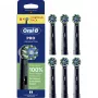 Oral-B Pro CrossAction cabeças de escova de substituição preto pack de 6 (015424)