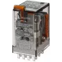 Mini-relé industrial de encaixe Finder 55.34.8.230.5050, 4PDT, 230 V AC, 7 A