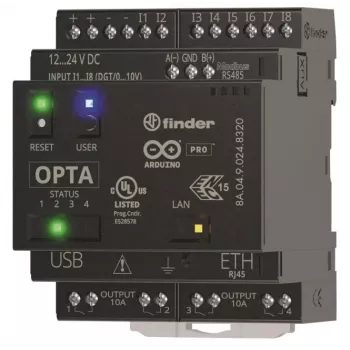 Controlador lógico programável Finder Opta Advanced 8A.04.9.024.8320
