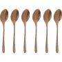 Conjunto de 6 colheres de café PVD Sambonet Taste cobre antigo