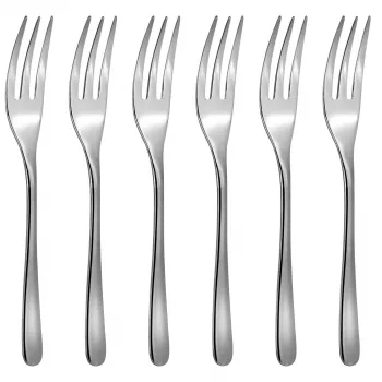Conjunto de garfos de sobremesa Sambonet Taste 6 peças aço inoxidável