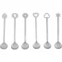 Conjunto de 6 colheres de aperitivo Sambonet New Portafortuna Inox