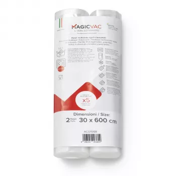 MagicVac 2 rolos de filme de vácuo 30 cm x 6 m (2 rolos)
