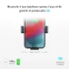 Suporte de automóvel SBS Gravity com carregador sem fios 10W - Preto
