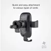 Suporte de automóvel SBS Gravity com carregador sem fios 10W - Preto