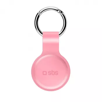 Capa em silicone SBS para Apple AirTag Rosa