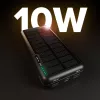 Power bank solar SBS USB/USB-C 10000 mAh Preto