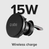 Carregador de automóvel sem fios SBS TESUPFANWIR15W 15W Qi com ventoinha de arrefecimento - Preto