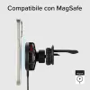 Carregador de automóvel sem fios SBS TESUPFANWIR15W 15W Qi com ventoinha de arrefecimento - Preto