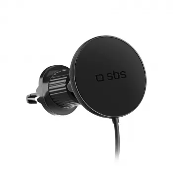 SBS Carregador de carro sem fios MagSafe magnético 15W - preto