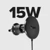 SBS Carregador de carro sem fios MagSafe magnético 15W - preto