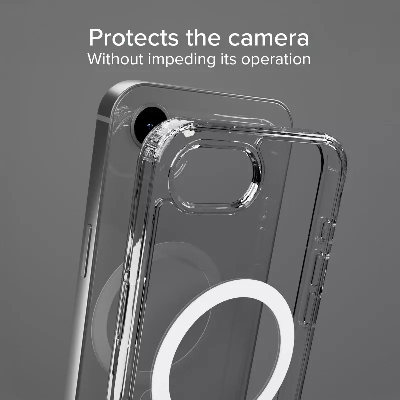 SBS Capa Extreme Mag D3O MagSafe para iPhone 16e/17e - transparente