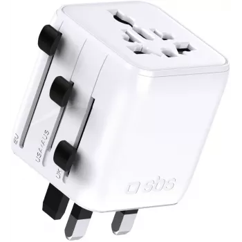 Adaptador de viagem universal SBS TEADAPTUNI - Branco