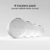 Tracker SBS Track My Circle compatível com Apple Find My - pack de 4 - Branco