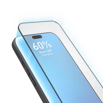 Película protetora de ecrã SBS Eyesafe em vidro temperado para Apple iPhone 17 Pro Max / 16 Pro Max com aplicador (1 pack)