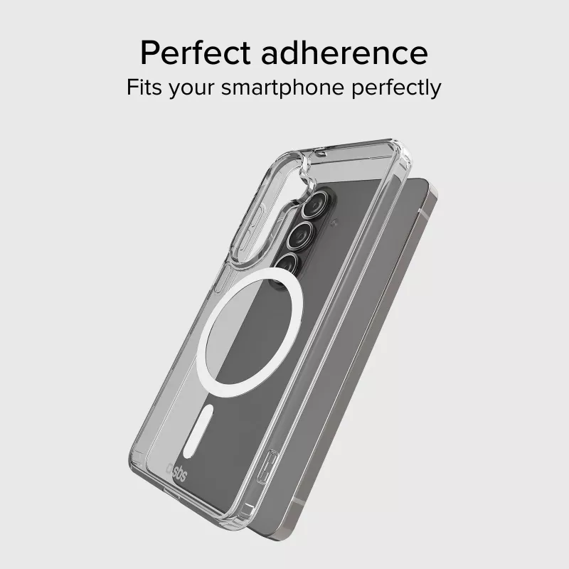 SBS Capa Light Mag para Samsung Galaxy S26 Ultra, Transparente, Compatível com MagSafe