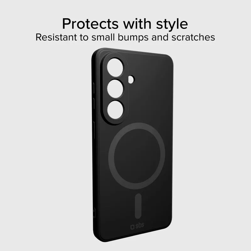 Capa SBS Instinct Mag para Samsung Galaxy S26, Preta, compatível com MagSafe