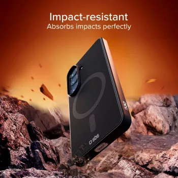 Capa SBS Full Active Case D3O para Samsung Galaxy S26 com MagSafe - Preta
