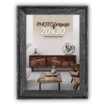 ZEP Torino preta 15x20 cm moldura de madeira RT268L