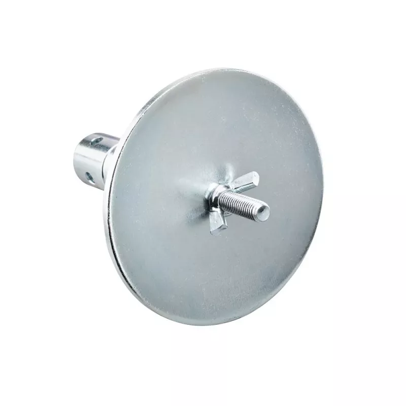 Manfrotto 163-10 Adaptador Spigot para iluminação, 28 mm (1-1/8 in) com rosca M10, placa de 120 mm