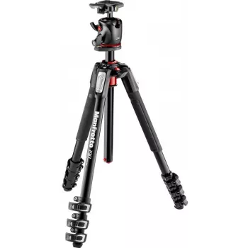 Manfrotto MK190XPRO4-BHQ2 190XPRO4 kit de tripé de alumínio com cabeça de rótula
