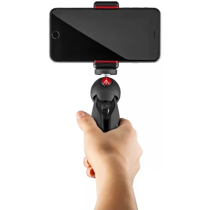 Manfrotto PIXI Smart mini tripé com suporte para smartphone - preto