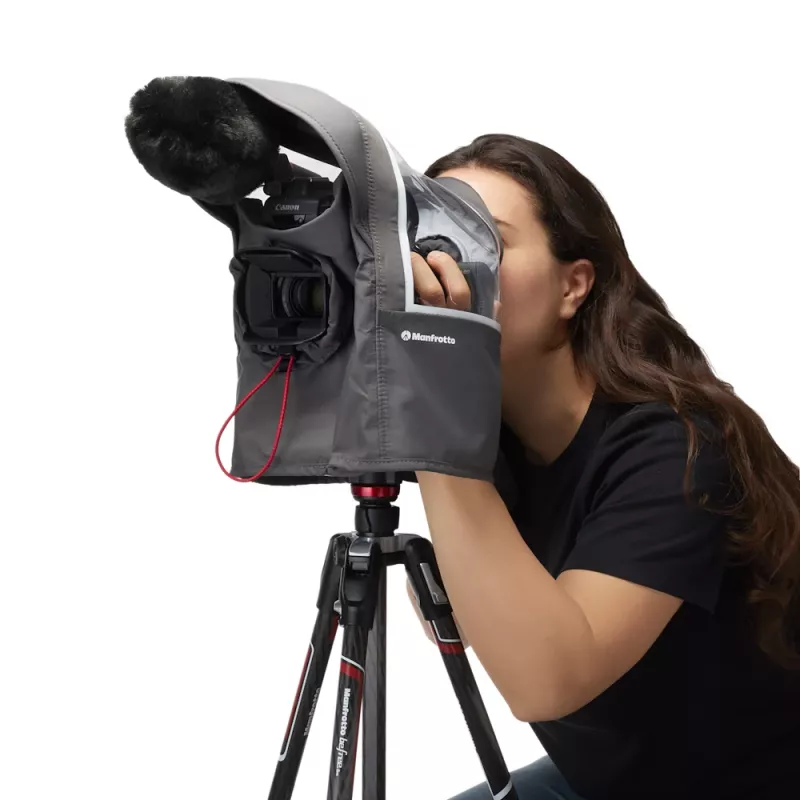 Capa de chuva para câmara Manfrotto Pro Light Cineshield S/M