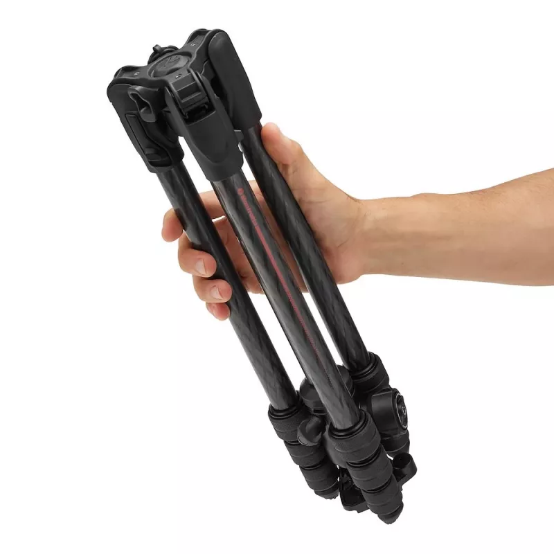 Kit de tripé Manfrotto Befree Advanced AS Twist Carbon MKBFRTC4FB-BH