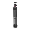 Tripé Manfrotto 190X em alumínio com cabeça de esfera 496RC2 (preto)
