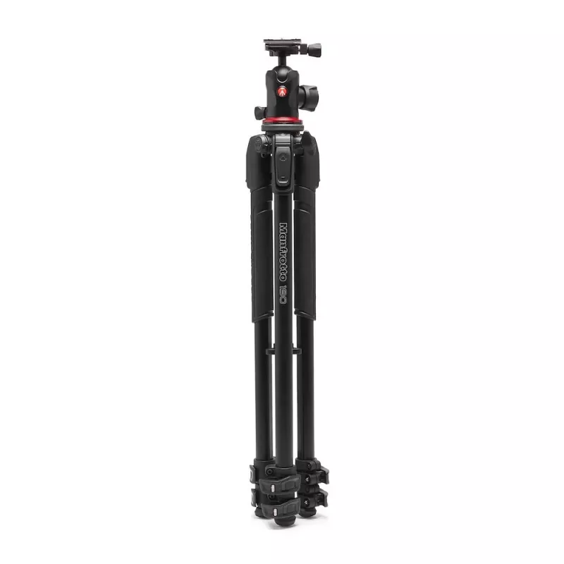 Tripé Manfrotto 190X em alumínio com cabeça de esfera 496RC2 (preto)