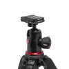 Tripé Manfrotto 190X em alumínio com cabeça de esfera 496RC2 (preto)