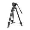 Conjunto de tripé de vídeo Manfrotto MVT502AM com cabeça fluida 500X