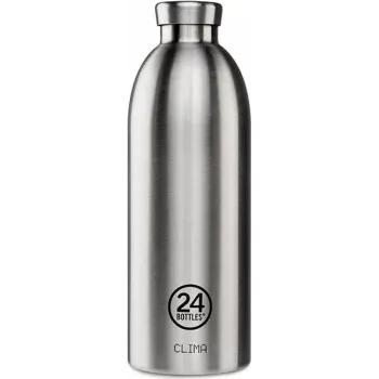 Garrafa 24Bottles Clima Bottle Brushed Steel 850 ml