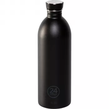 24Bottles Urban Bottle 1000 ml Tuxedo Black garrafa de água reutilizável em aço inoxidável