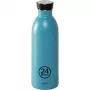 24Bottles Urban Bottle 500 ml Powder Blue aço inoxidável tampa de rosca
