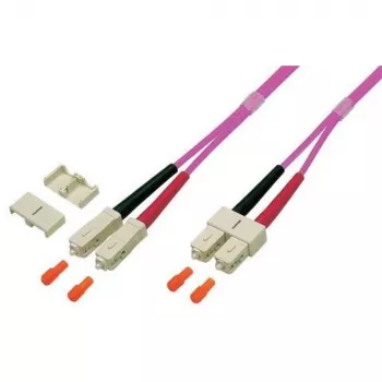 Cabo de fibra ótica TECHLY OM4 50/125 MM SC-SC duplex 3m